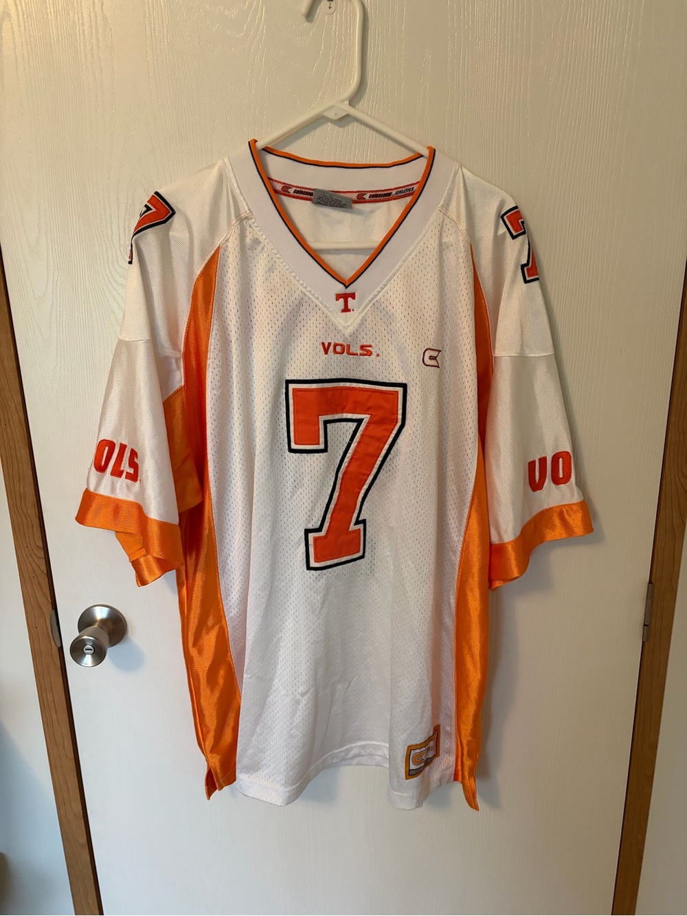 Vintage Tennessee Volunteers #7 Football Jersey Colosseum SZ 2XL Made In Korea